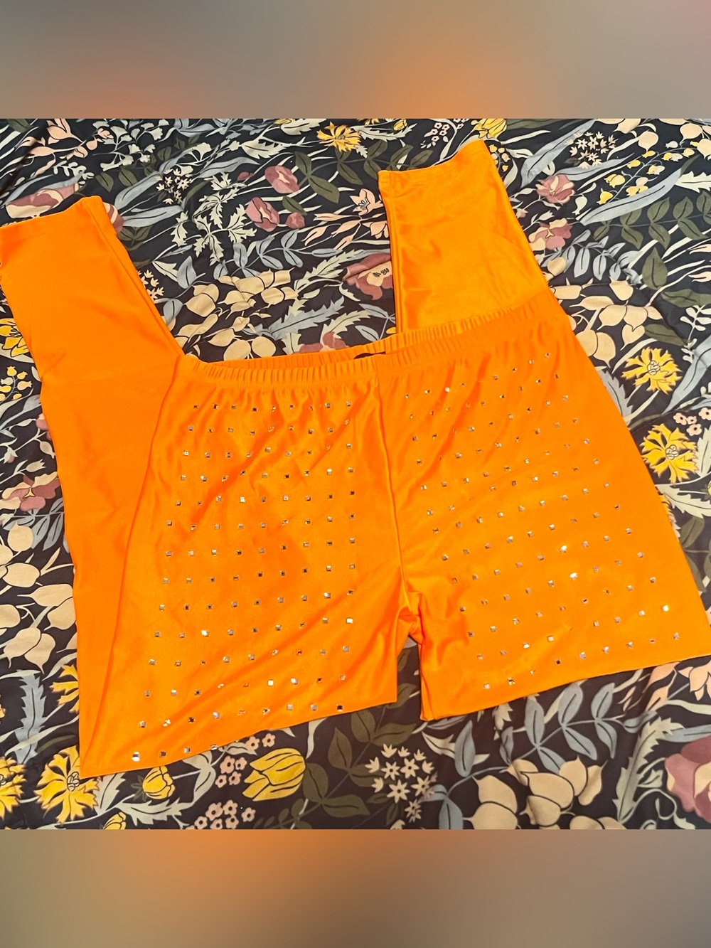 New! Rhinestone Leggings